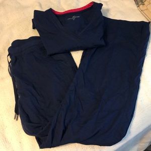 Navy Scrub Set